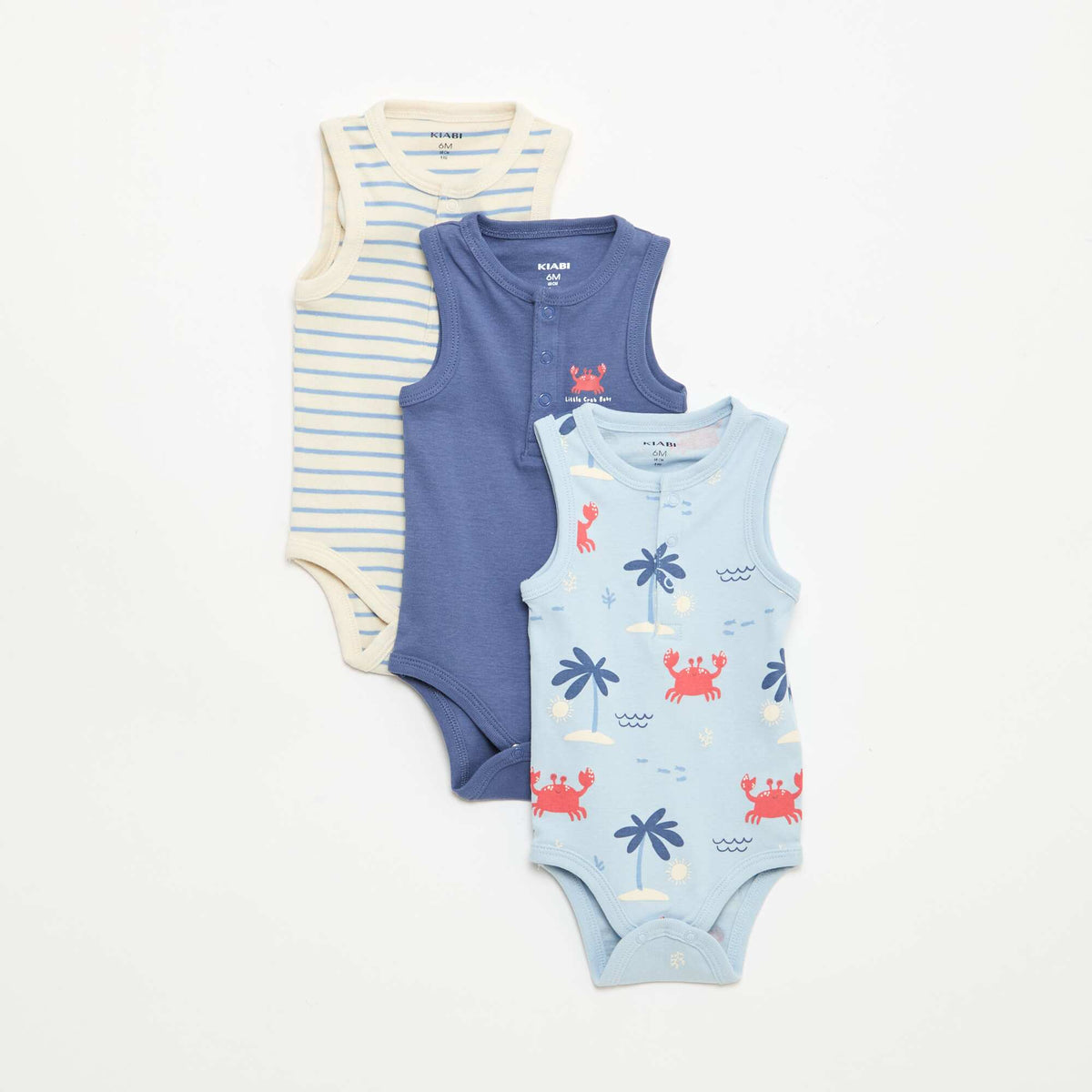 Lot de 3 bodies - 3 pièces BLEU