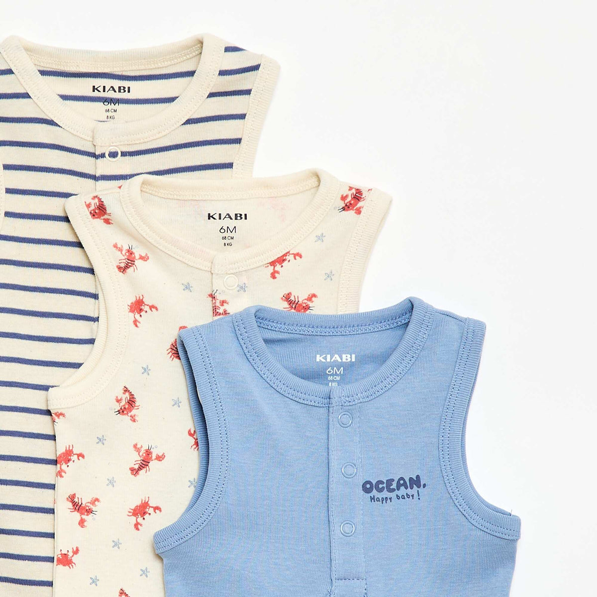 Lot de 3 bodies - 3 pièces BEIGE