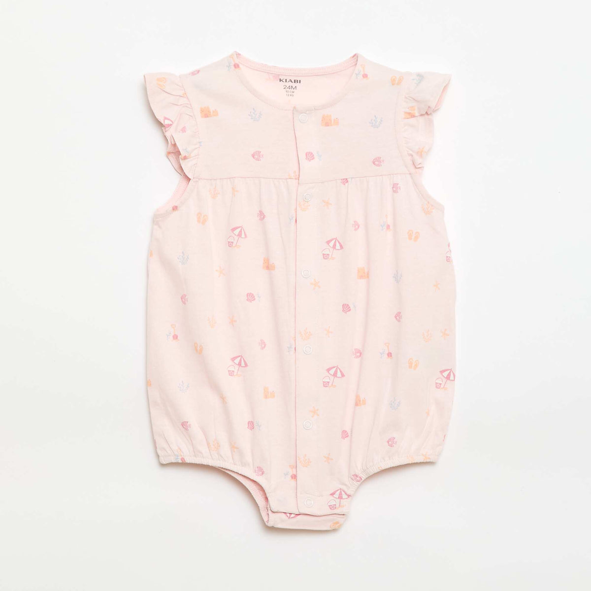 Lot 2 dors bien légers avec emmanchures volantées ROSE