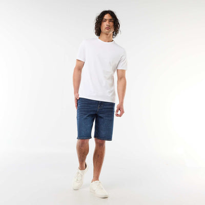 Bermuda en jean slim fit BLEU