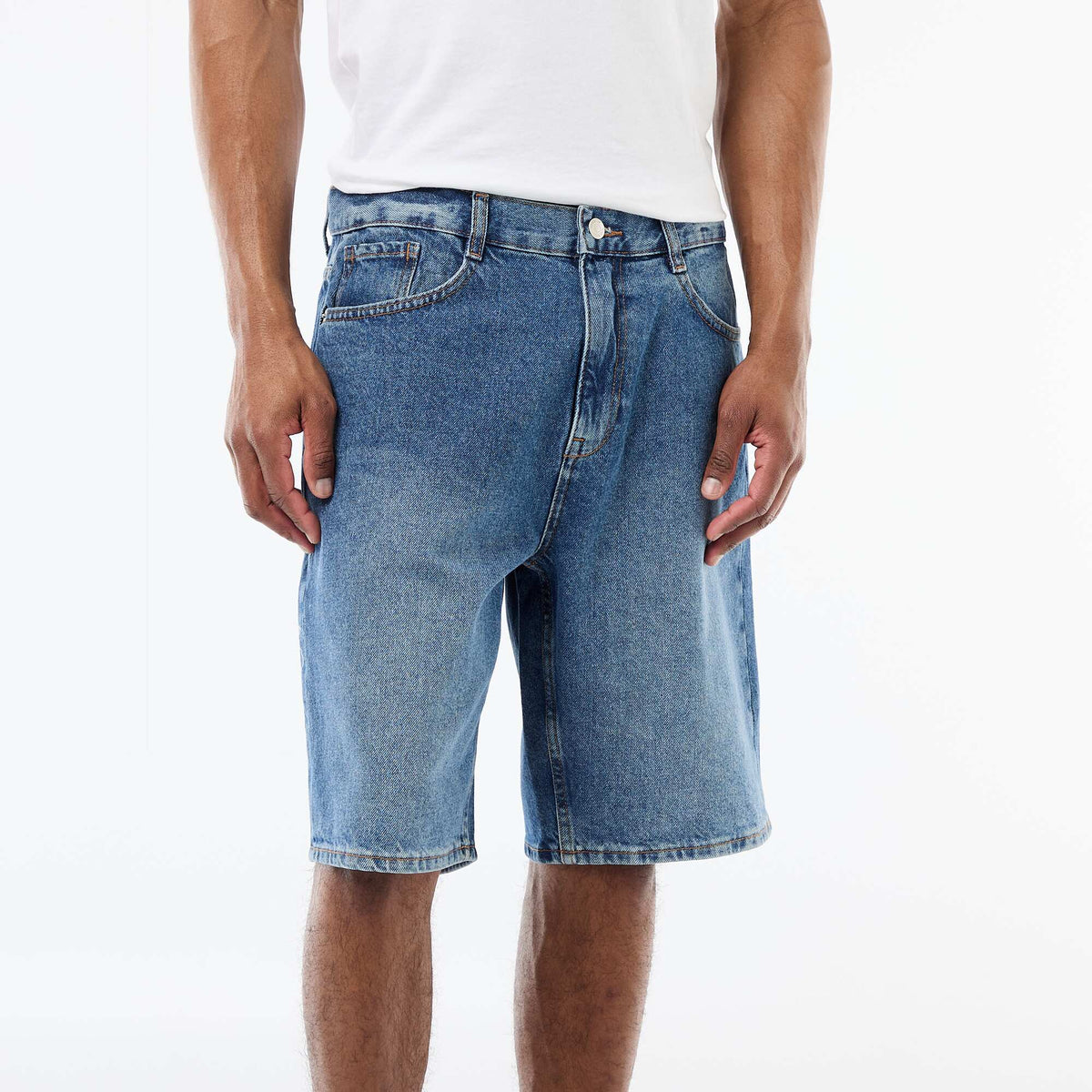 Bermuda en jean BLEU
