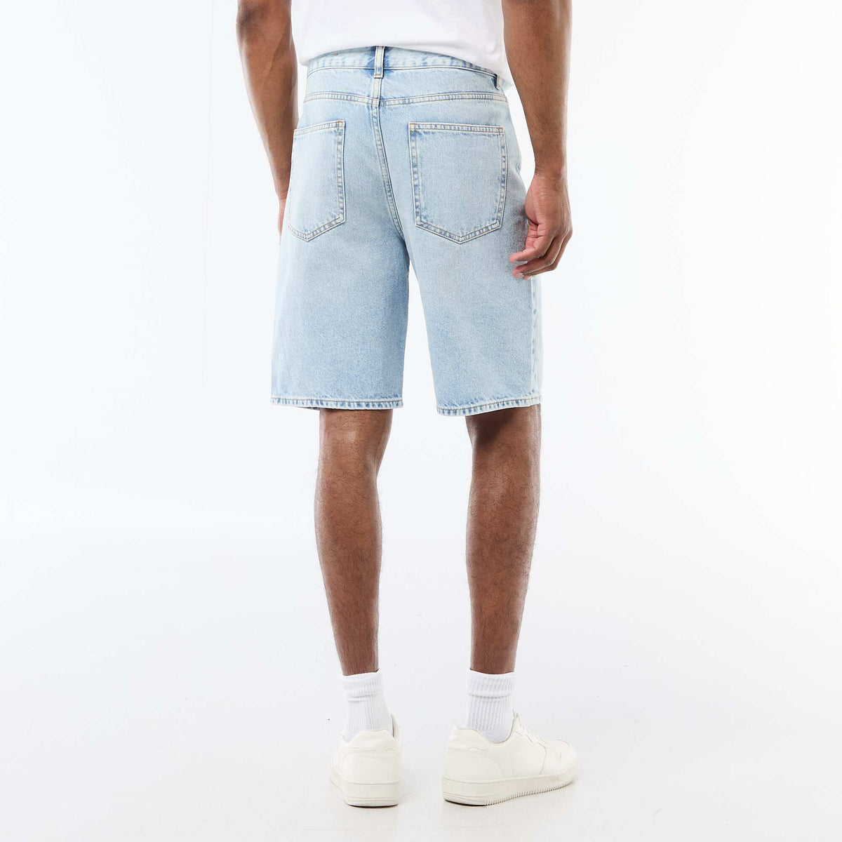 Bermuda en jean BLEU