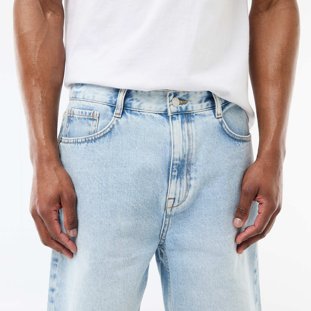 Bermuda en jean BLEU