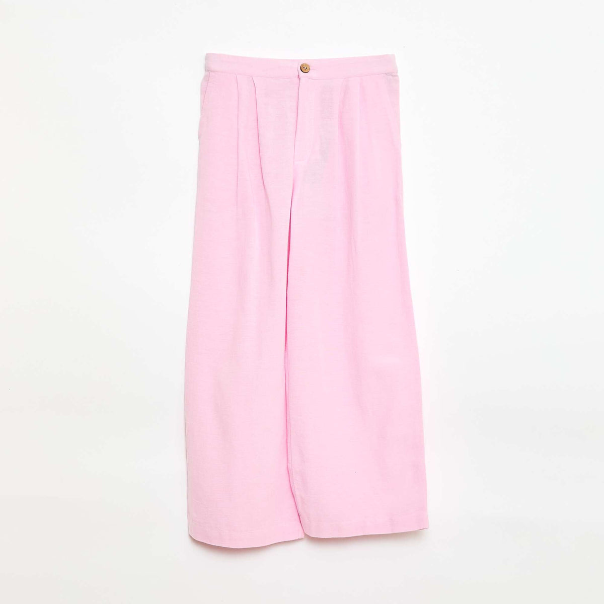 Pantalon large en lin mélangé ROSE