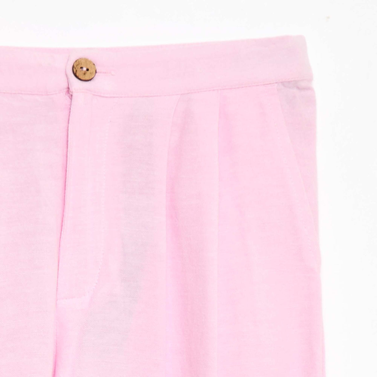 Pantalon large en lin mélangé ROSE