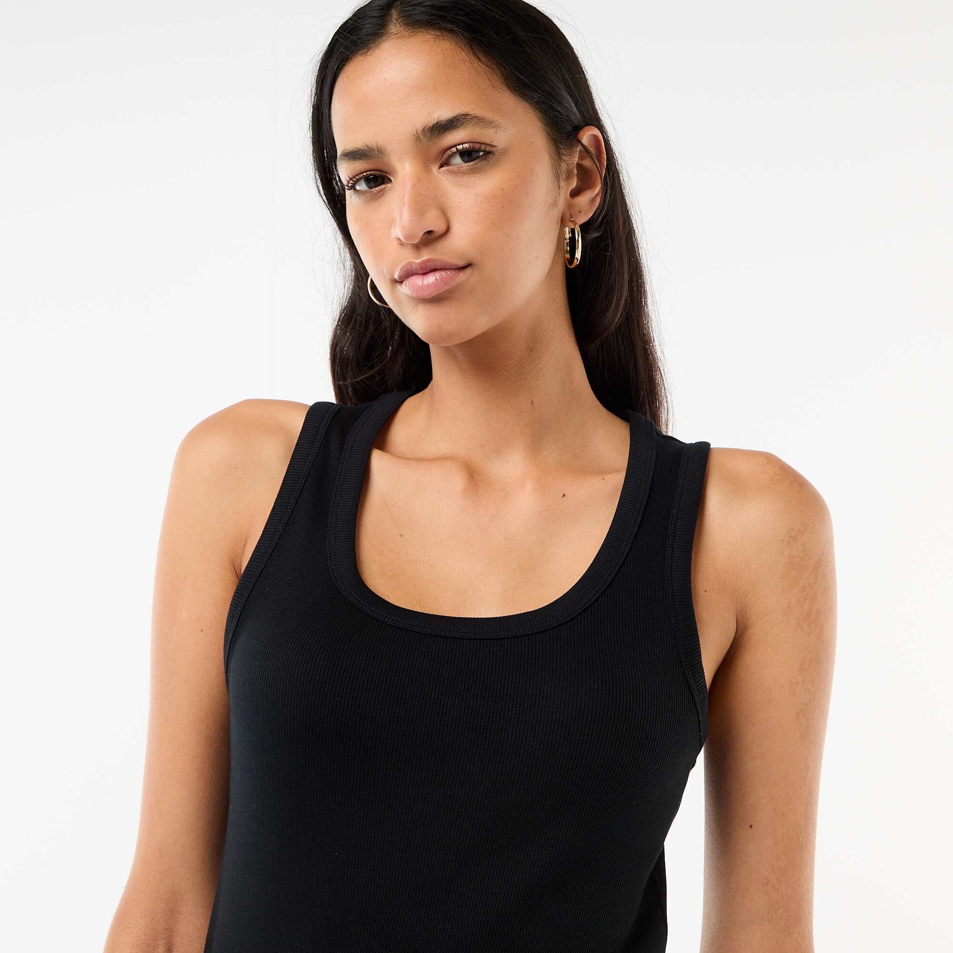 Robe midi type débardeur NOIR
