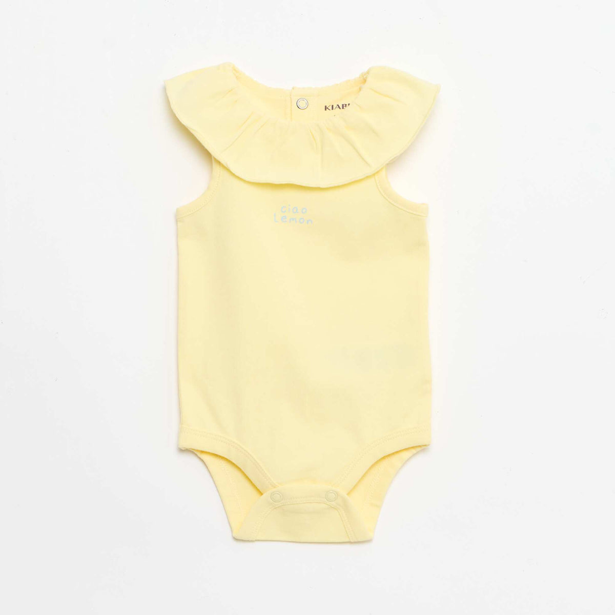Ensemble 2 pièces body + culotte JAUNE