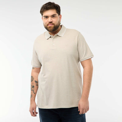 Polo coupe regular BEIGE