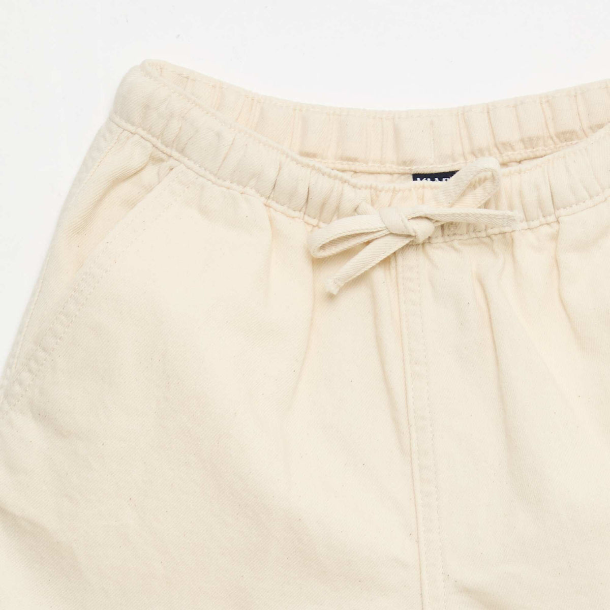 Short en  denim léger BLANC