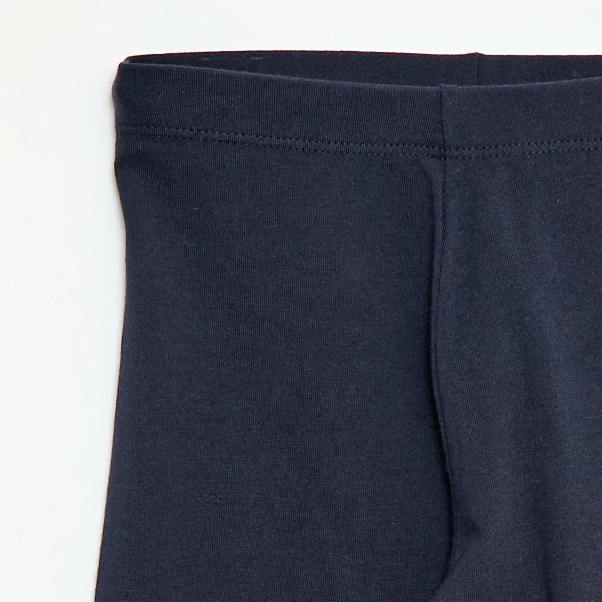 Legging court uni BLEU