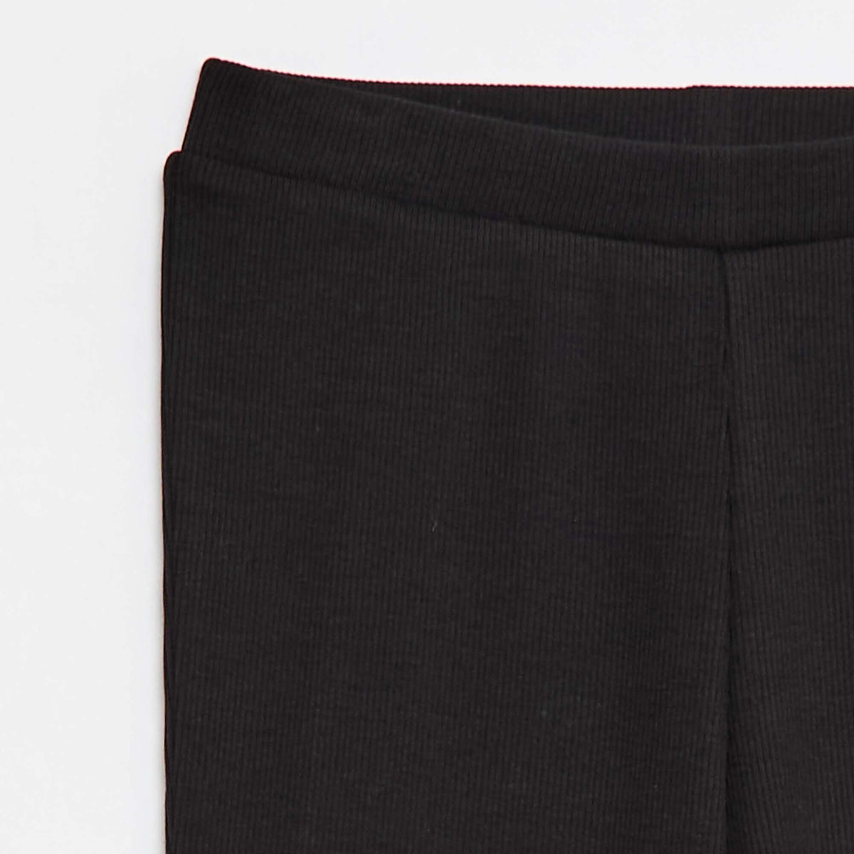 Legging flare côtelé NOIR