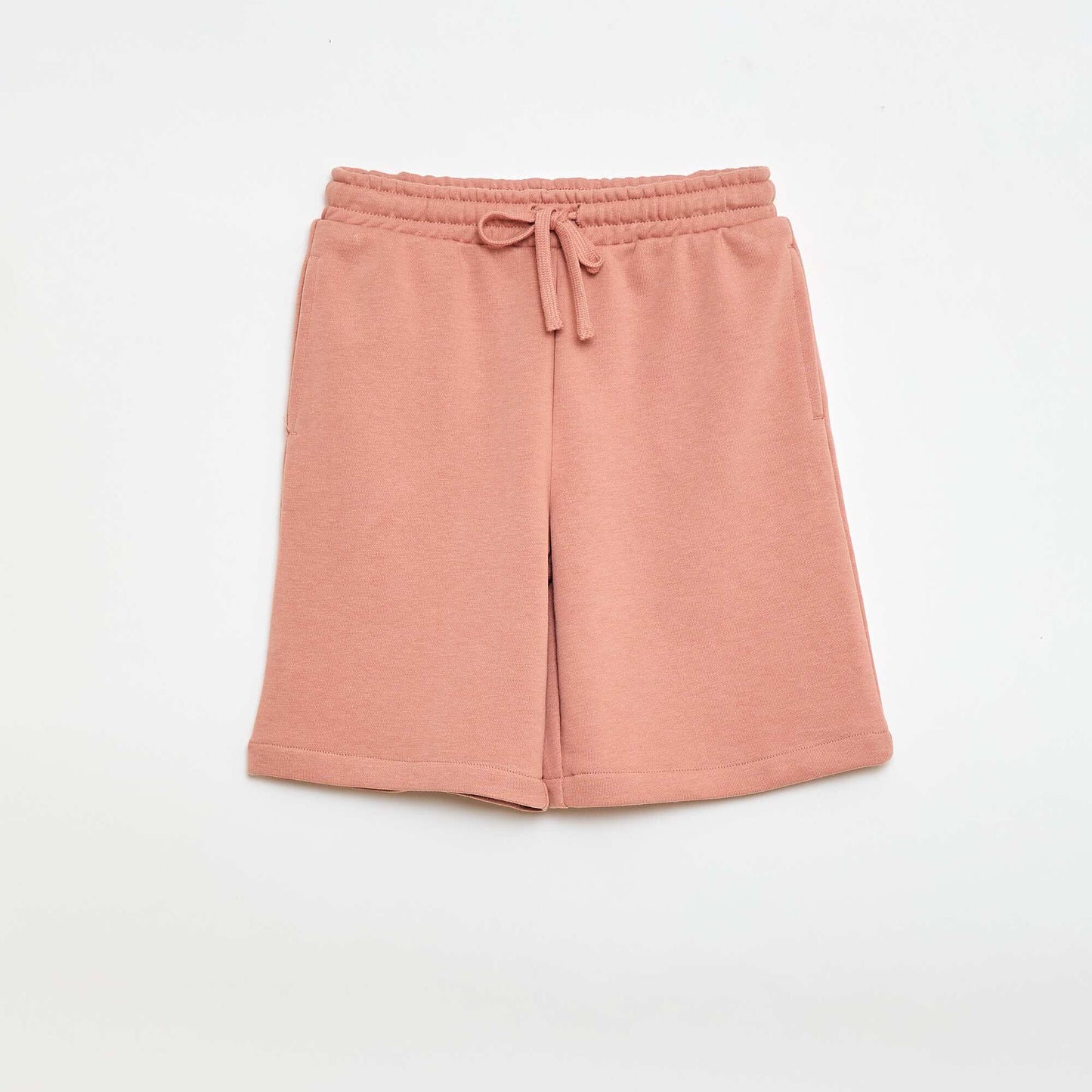 Lot de 2 shorts en coton uni BEIGE