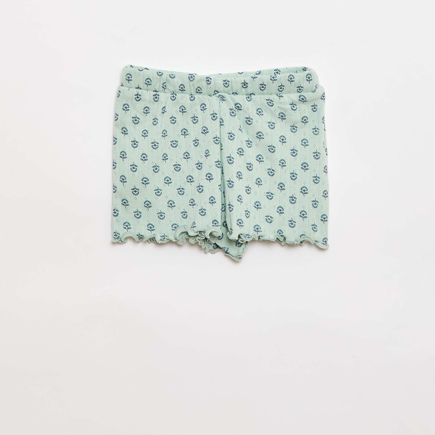 Pyjama short 2 pièces VERT