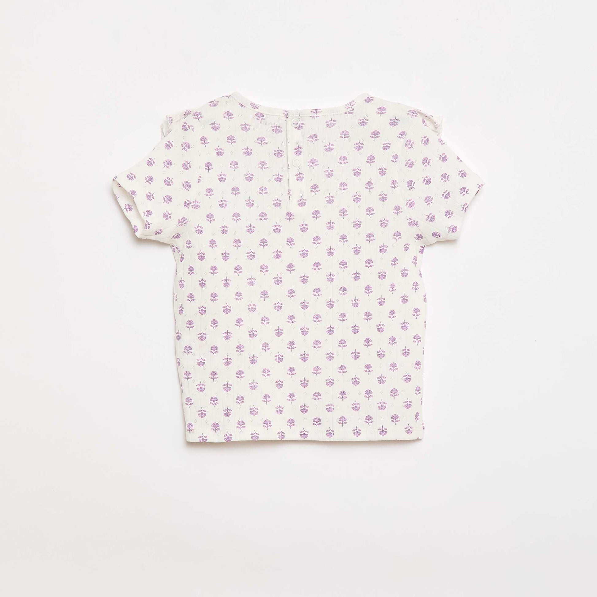 Pyjama short 2 pièces BLANC