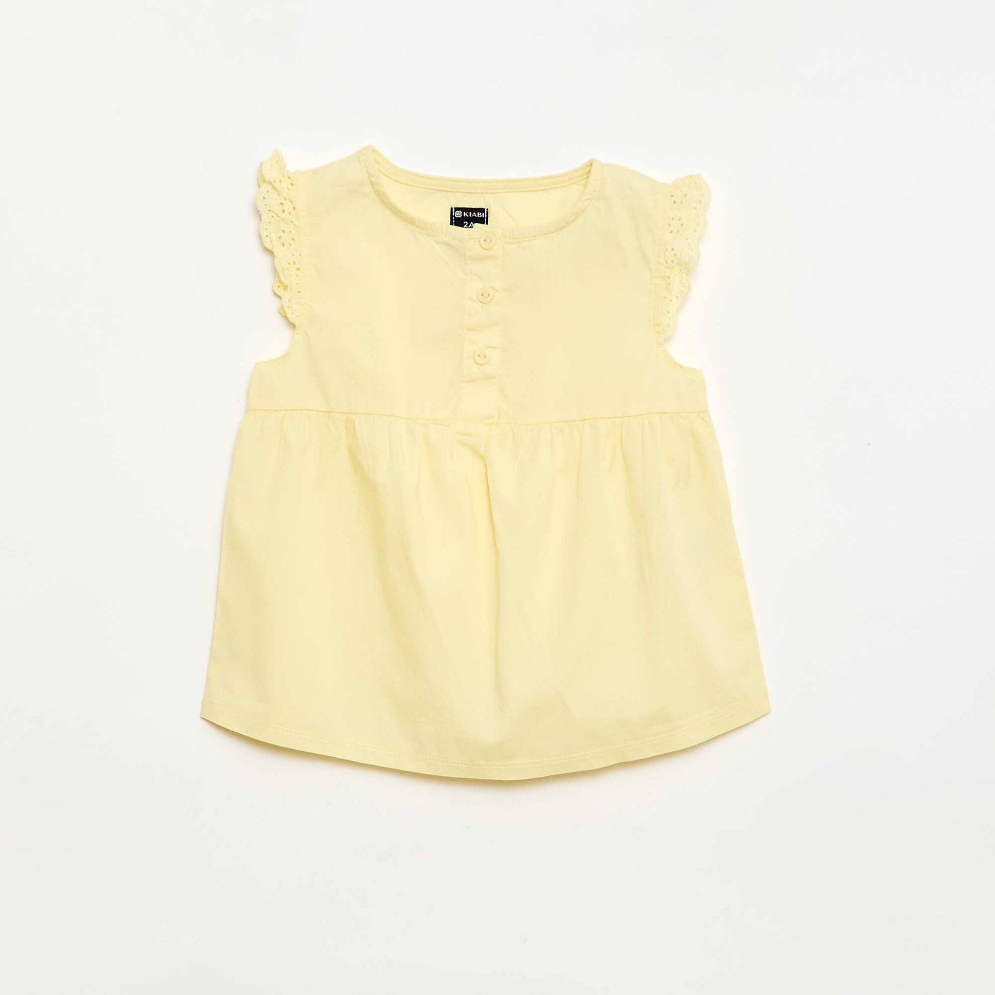 Pyjama court débardeur + short - 2 pièces JAUNE