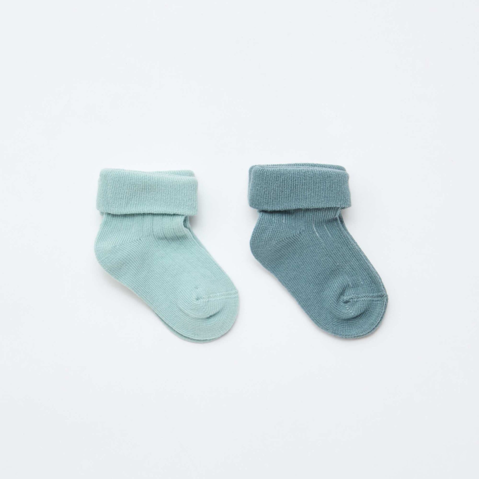 Lot de 2 paires de chaussettes VERT