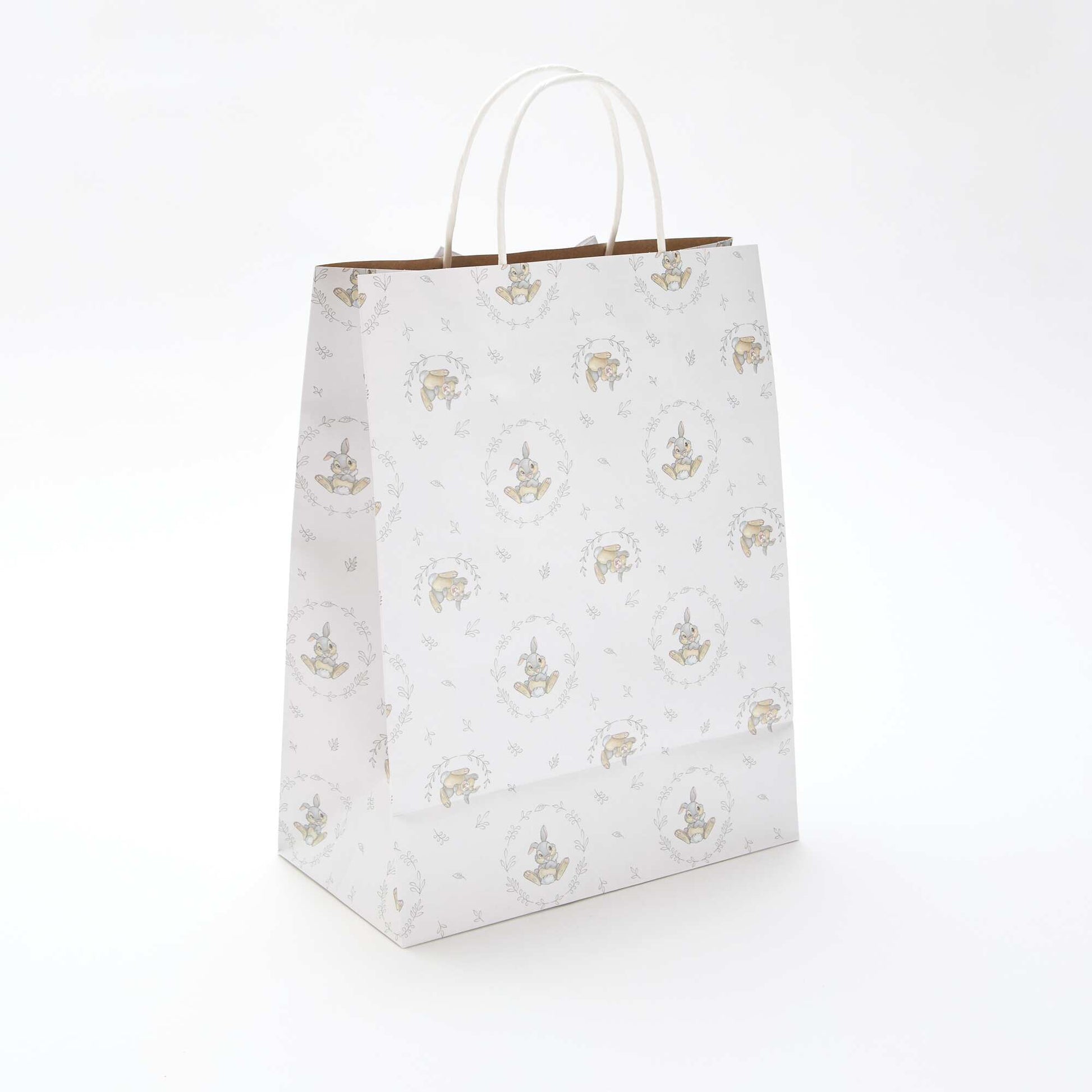 Sac cadeau en papier 'Panpan' BLANC
