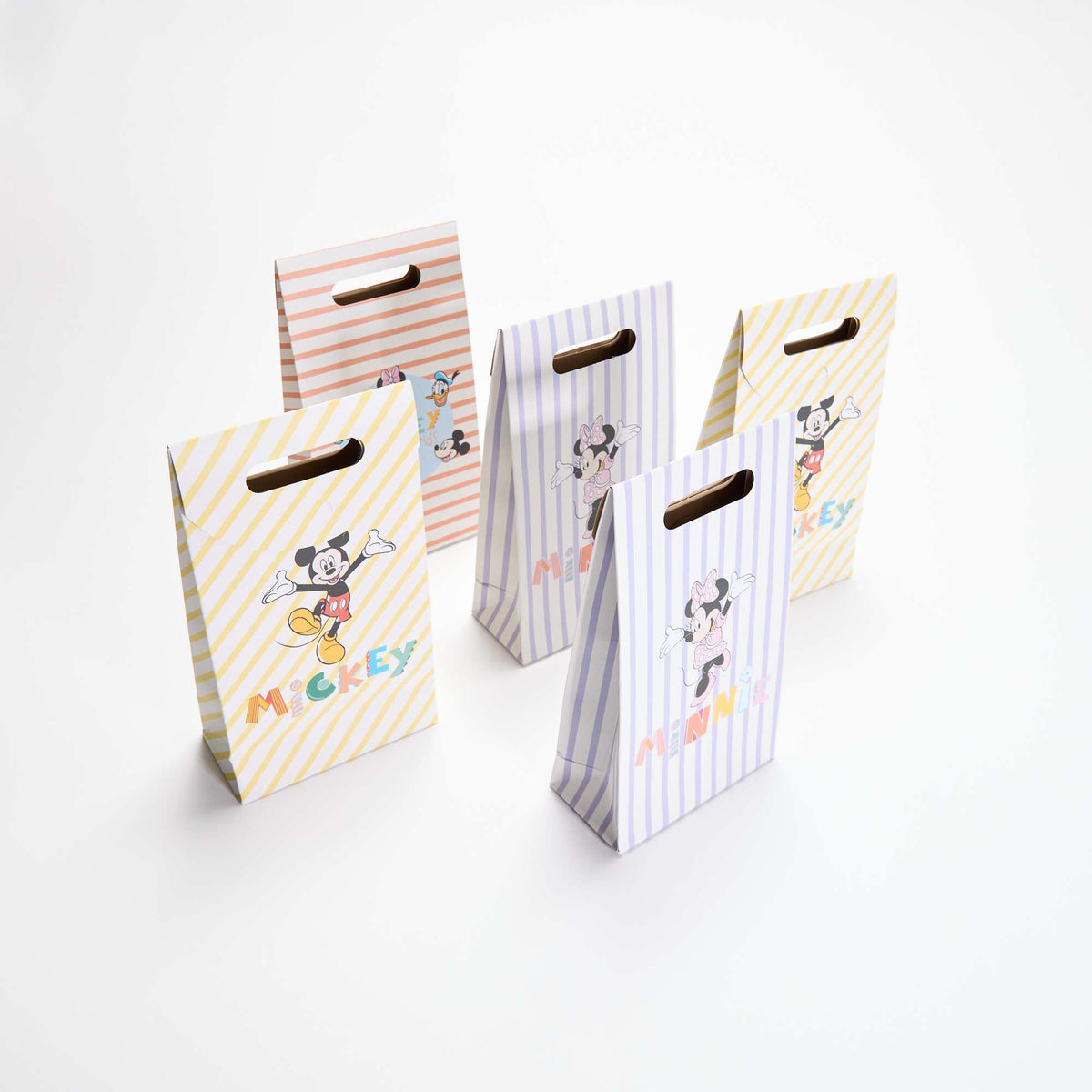 Lot de 5 petits sacs d'emballage cadeau VIOLET