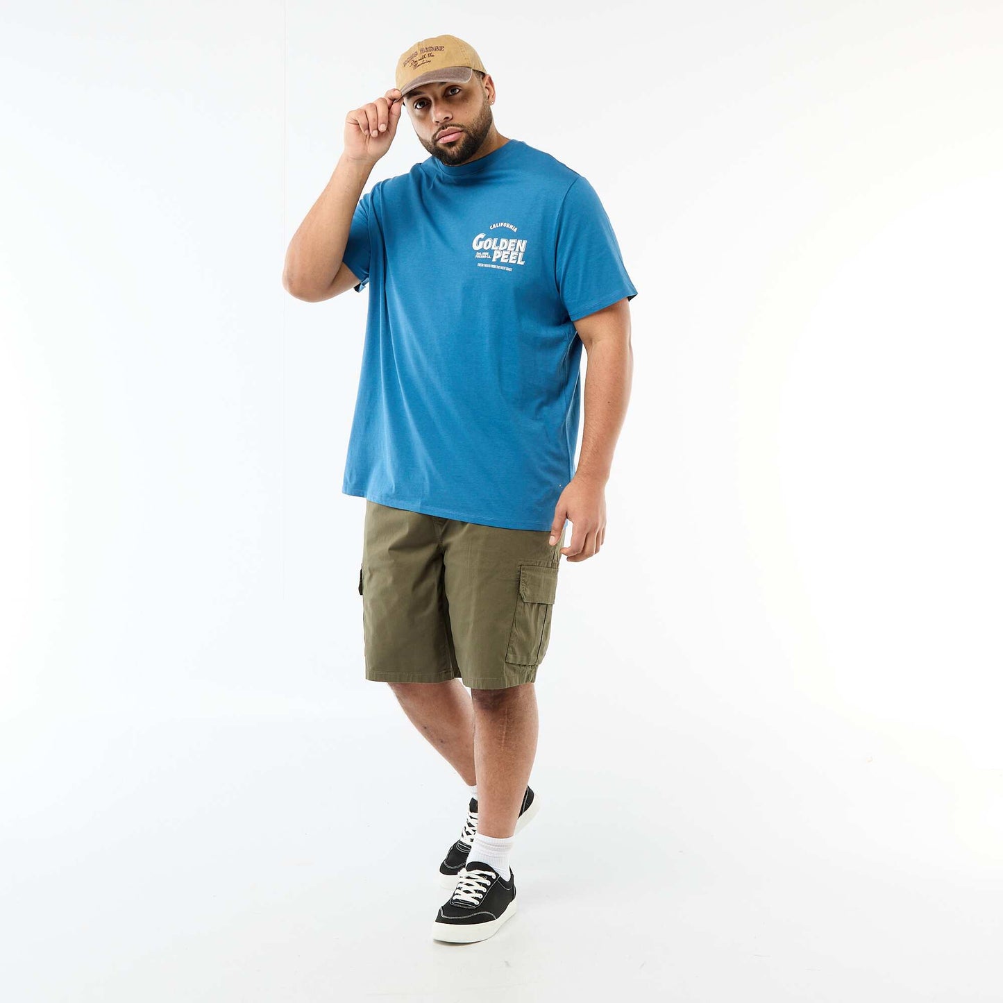 Bermuda en twill multipoches KAKI