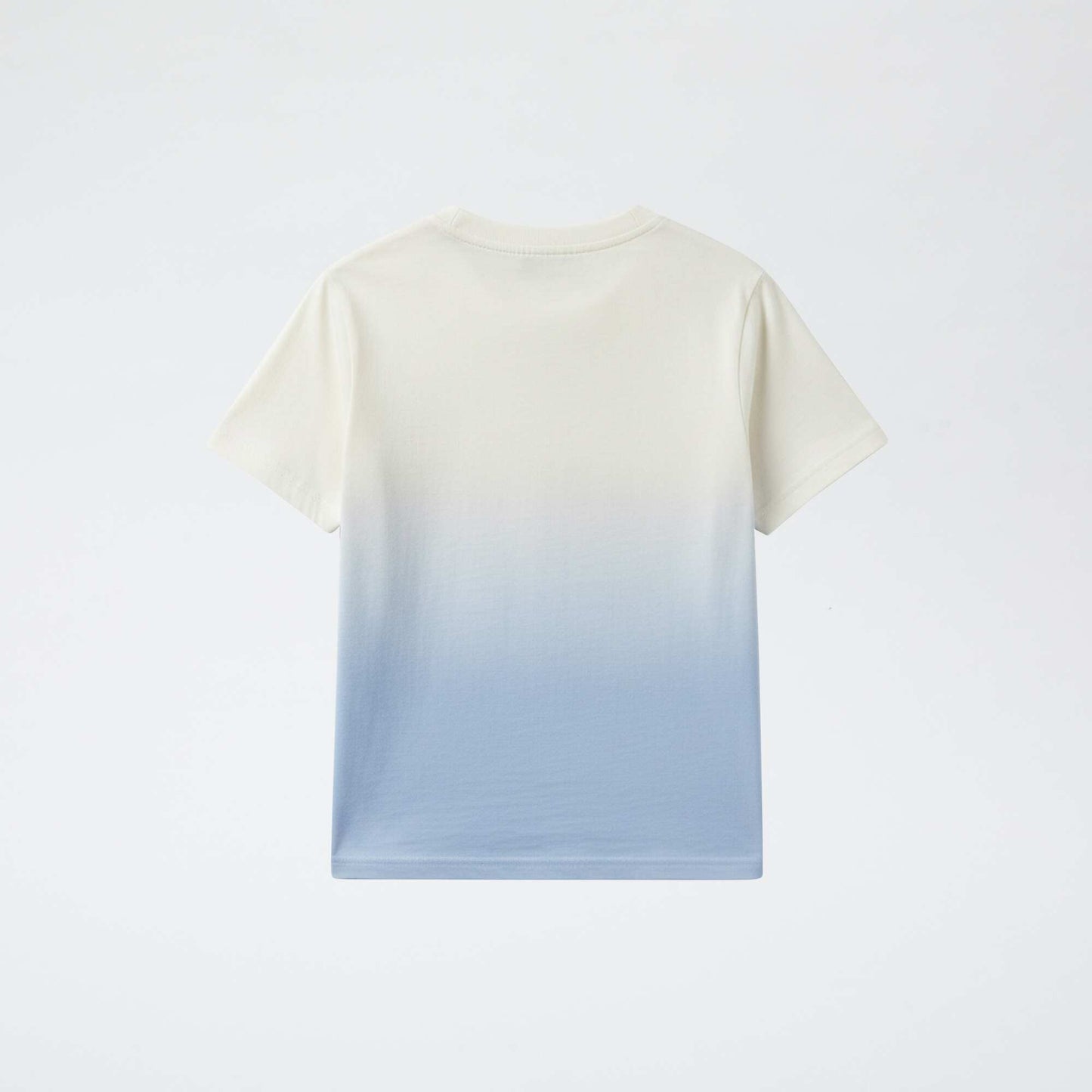 T-shirt imprimé 'Bluey' style dégradé en coton BLEU