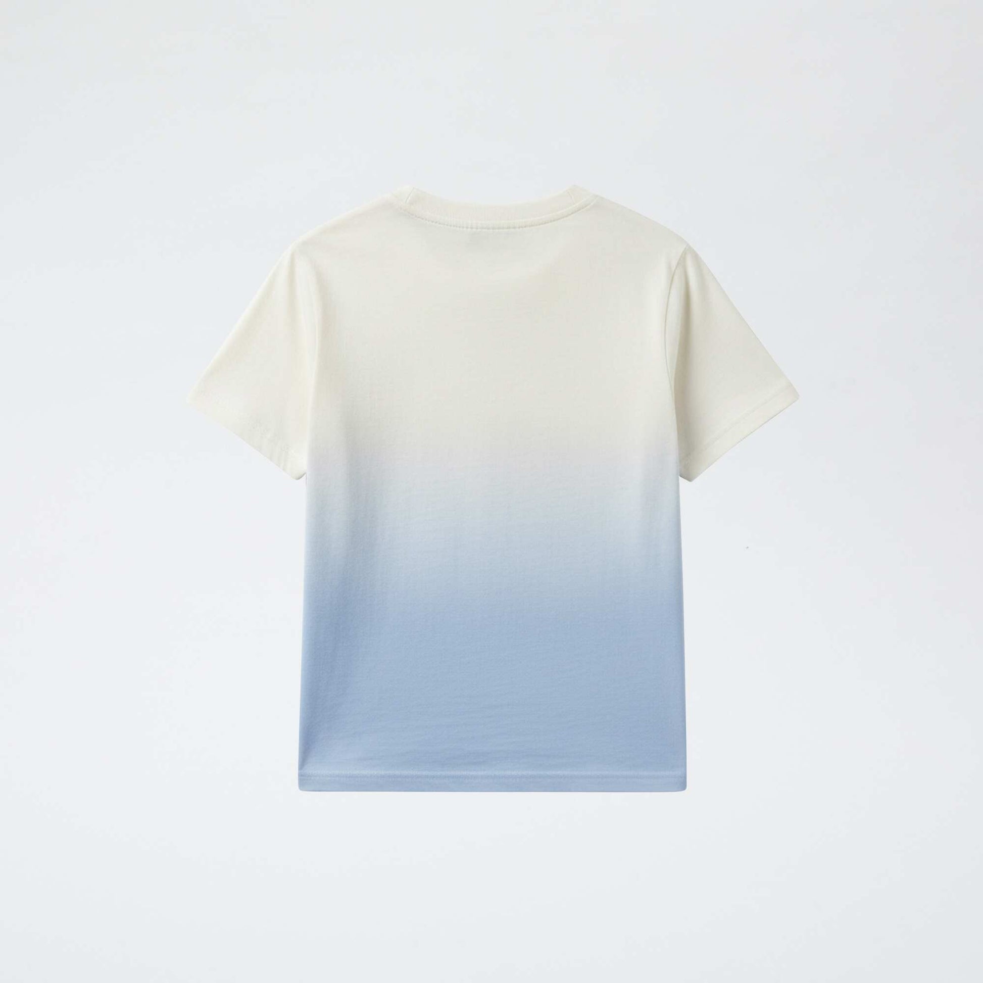 T-shirt imprimé 'Bluey' style dégradé en coton BLEU