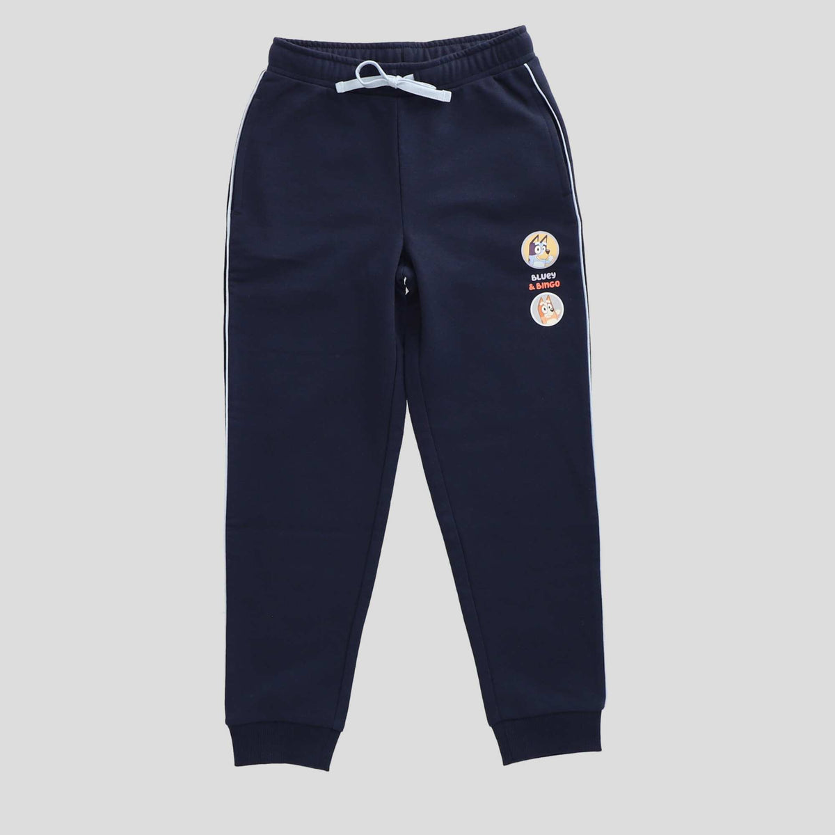 Jogging 'Bluey' avec patch en french terry coton BLEU