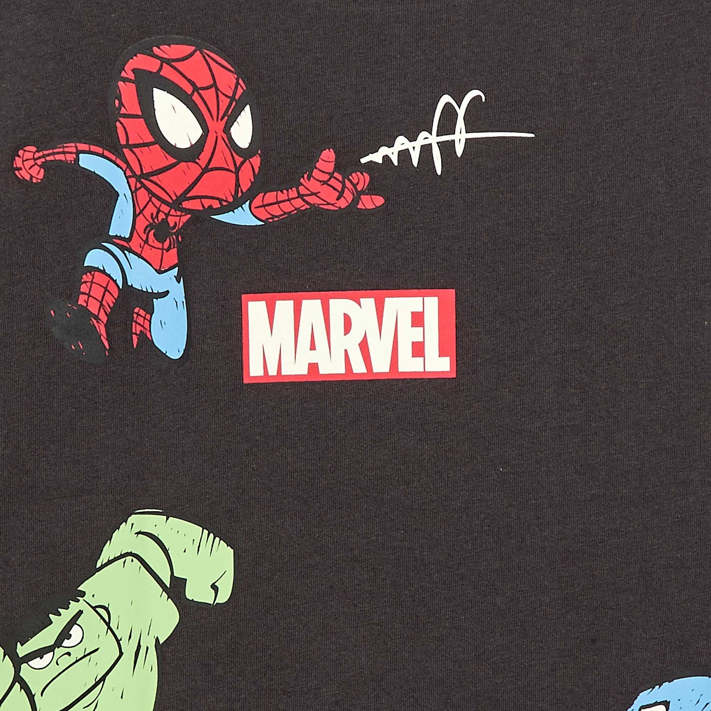 T-shirt à manches courtes 'Marvel' 'Avengers' NOIR