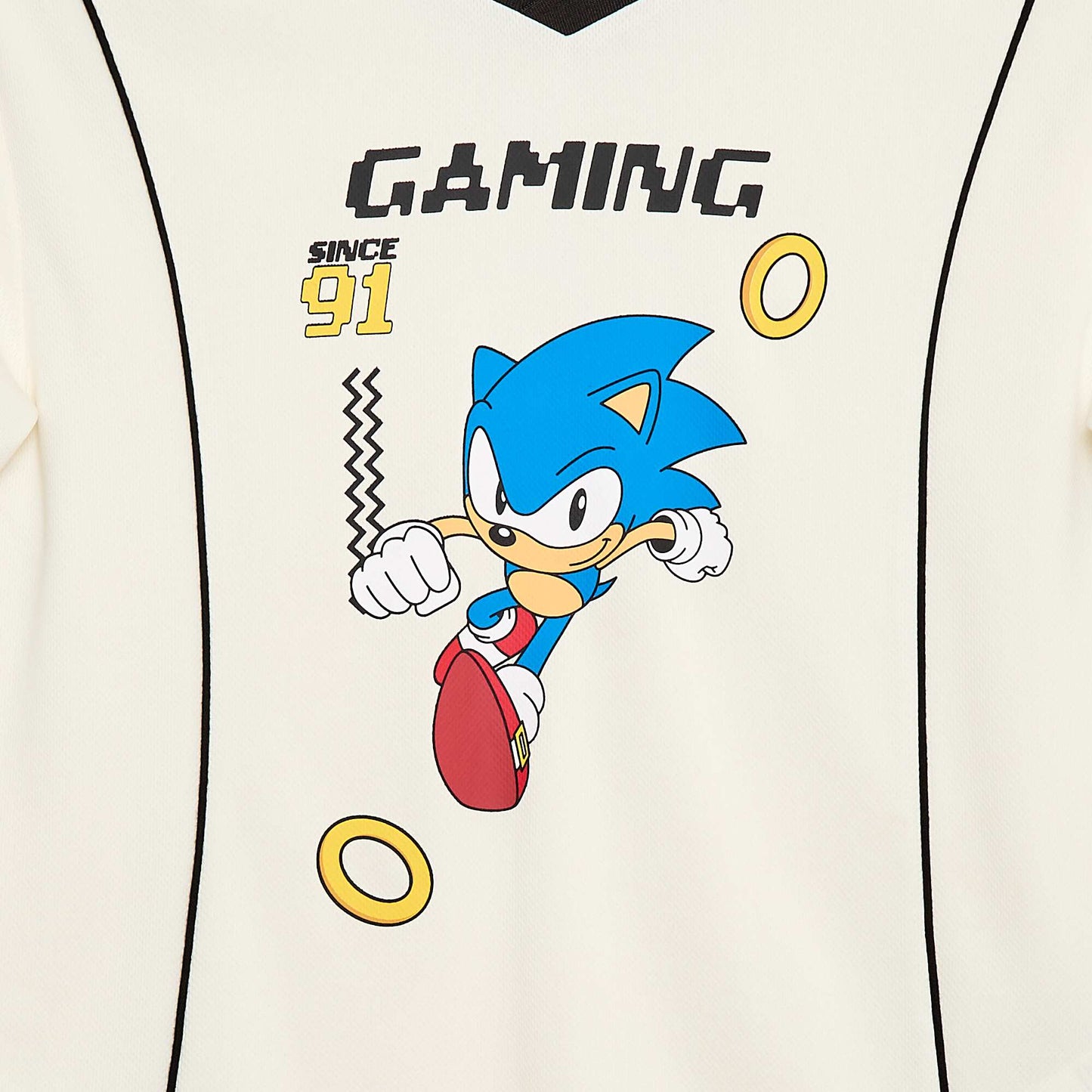 Tee-shirt de sport fluide 'Sonic' 'SEGA' BEIGE