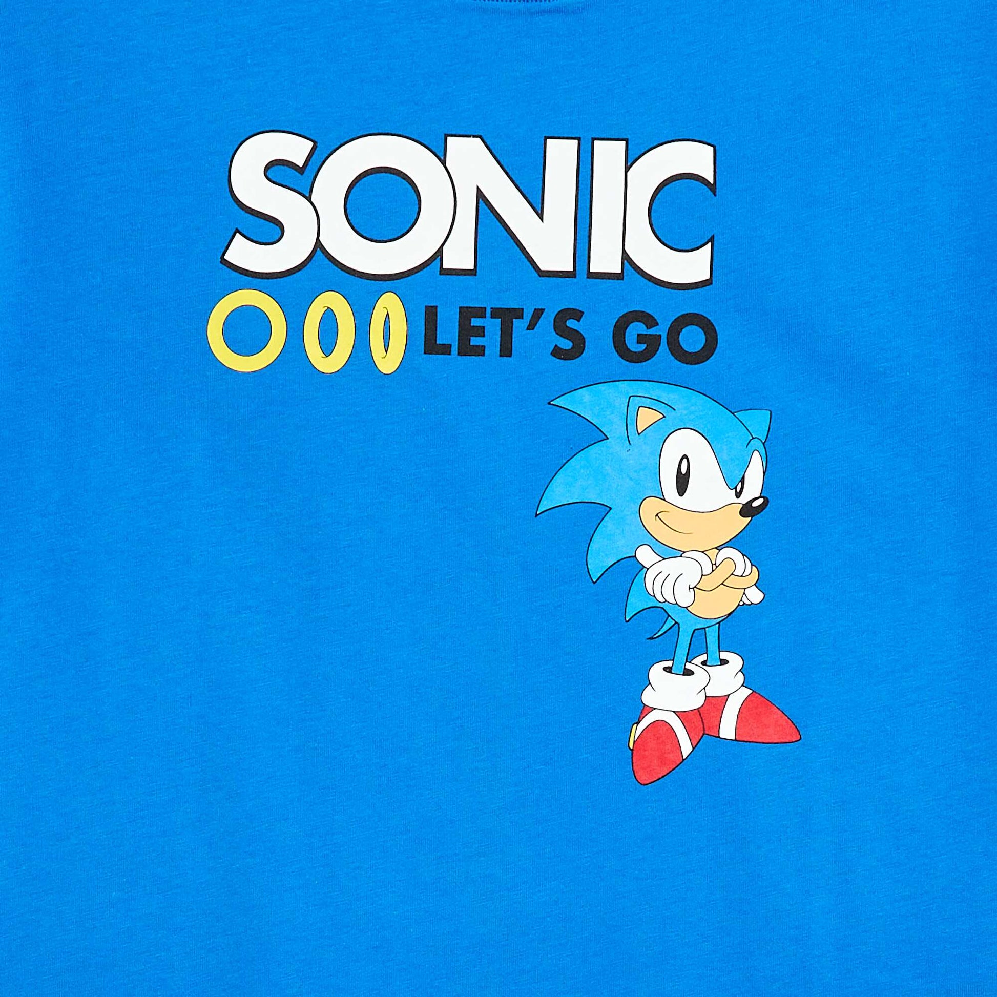T-shirt 'Sonic' à manches courtes BLEU