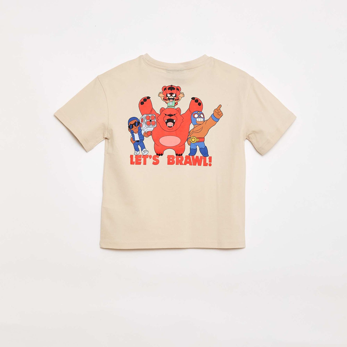 T-shirt à manches courtes 'Brawl Stars' BEIGE