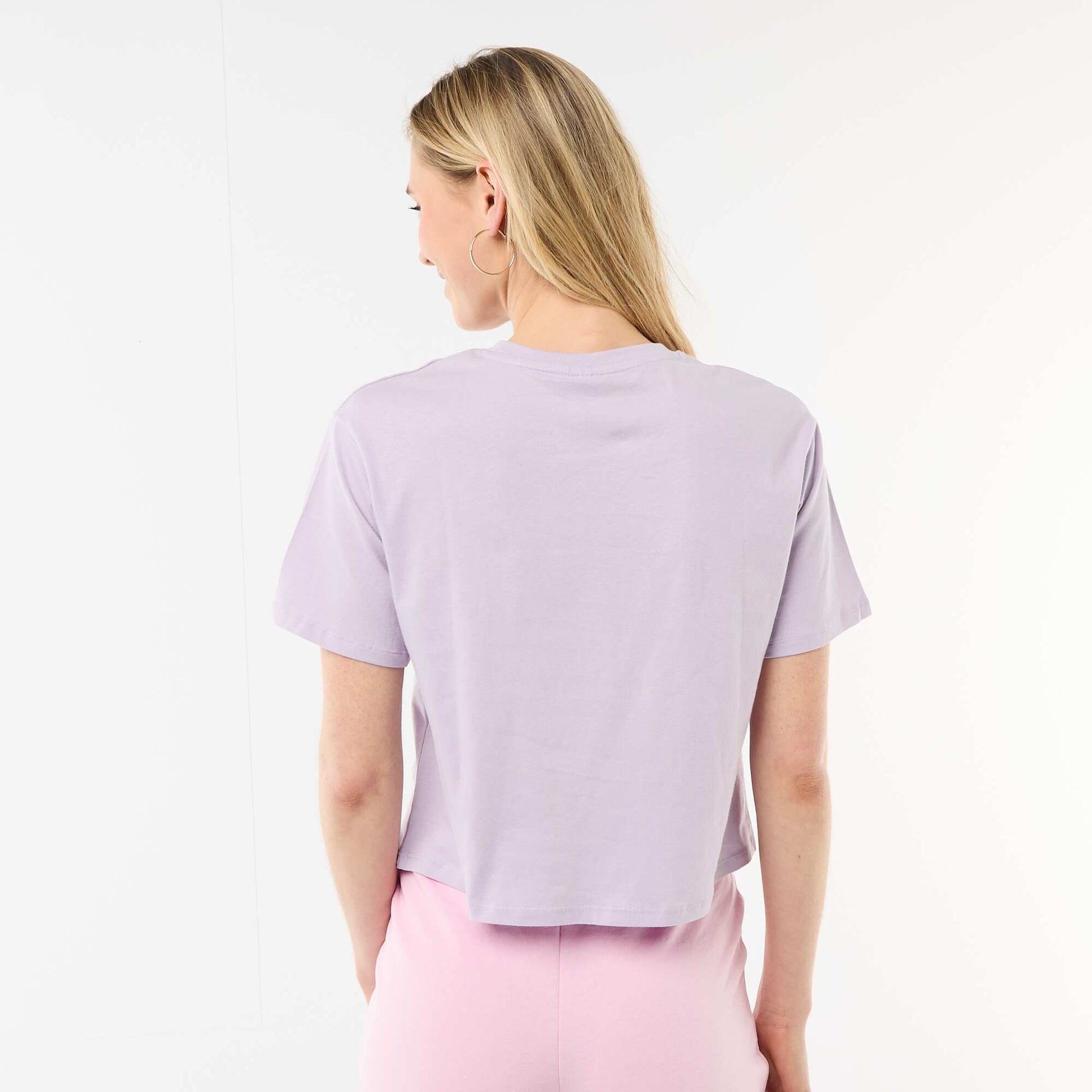 T-shirt imprimé 'Kuromi' à manches courtes ROSE