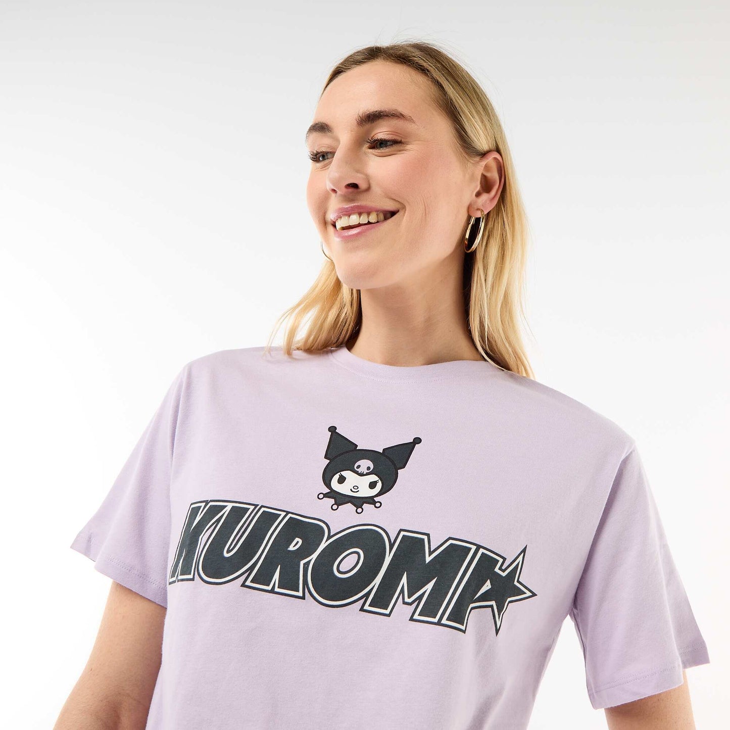 T-shirt imprimé 'Kuromi' à manches courtes ROSE