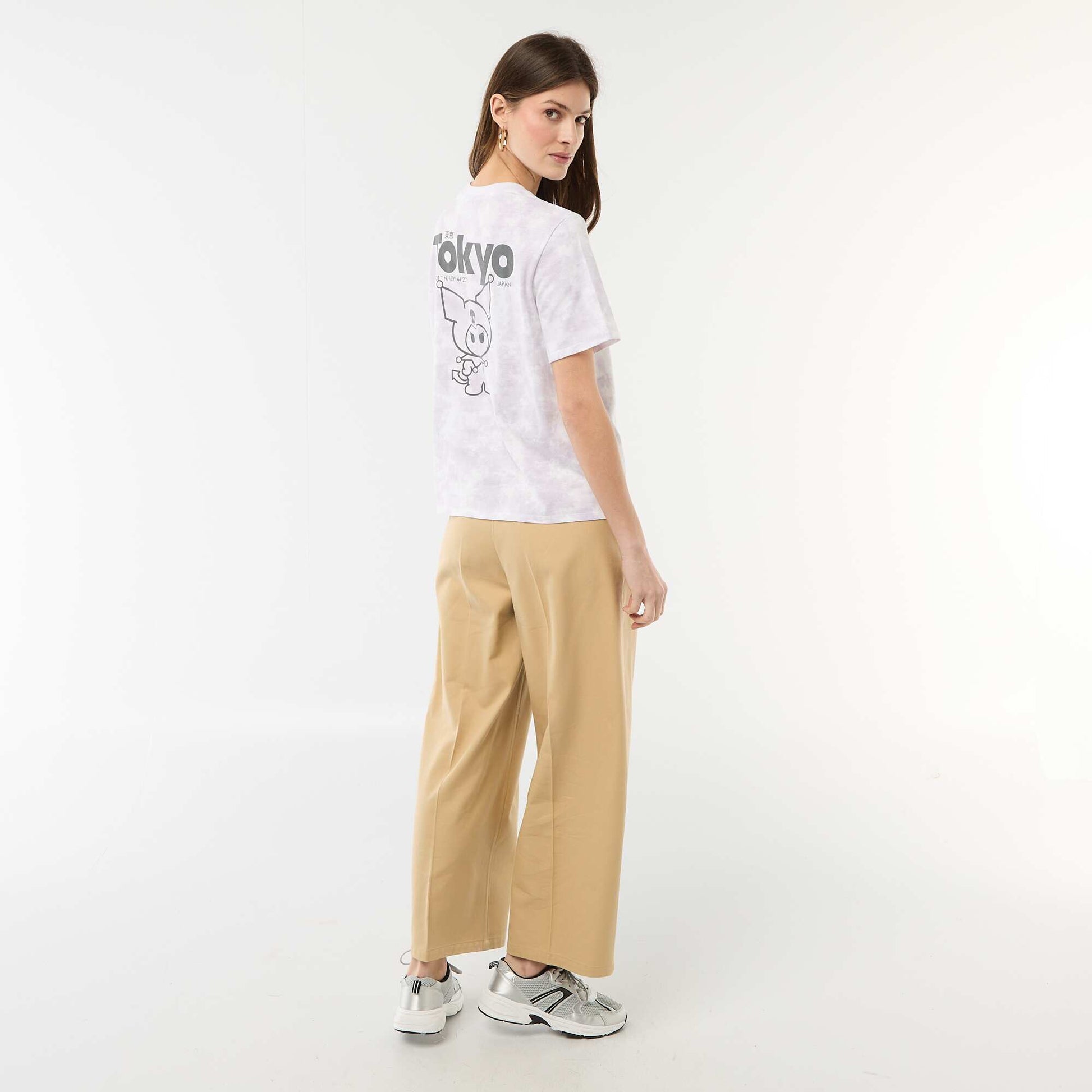 T-shirt imprimé 'Kuromi' à manches courtes ROSE
