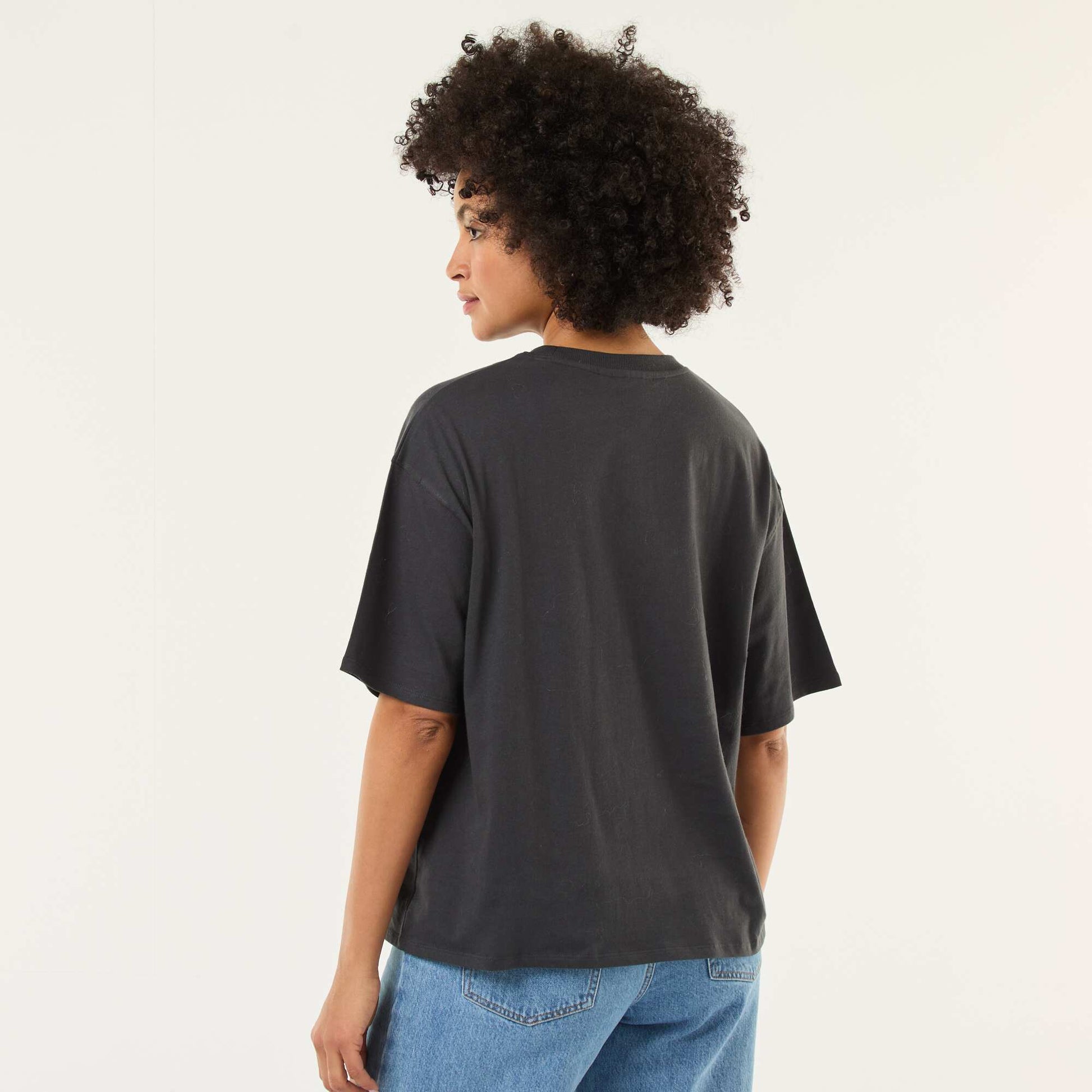 T-shirt imprimé 'Pink floyd' uni NOIR