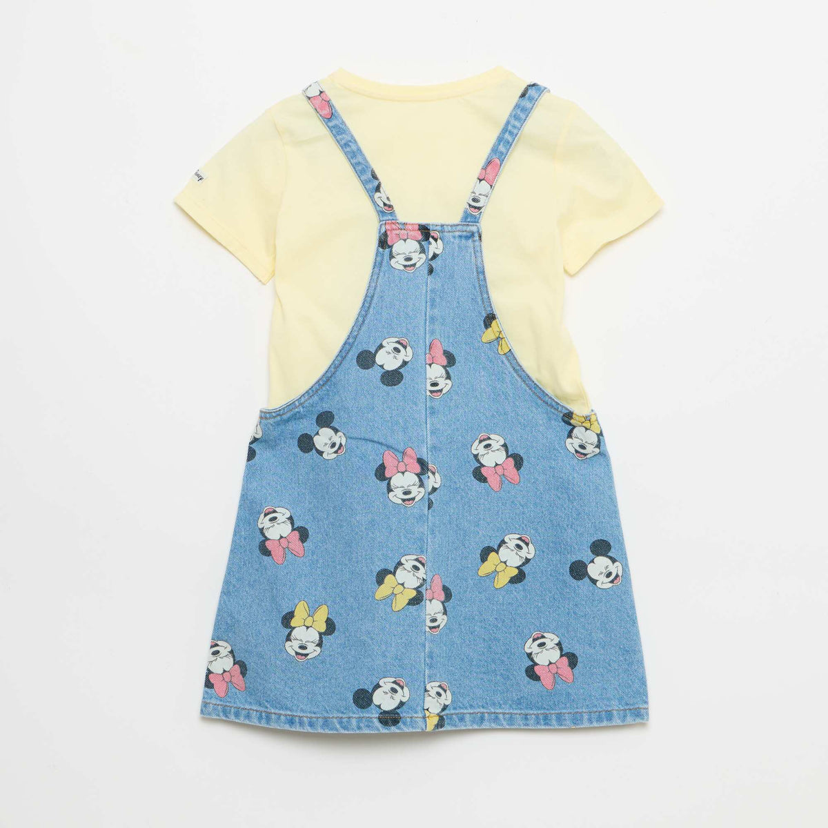Salopette en jean avec volants JAUNE