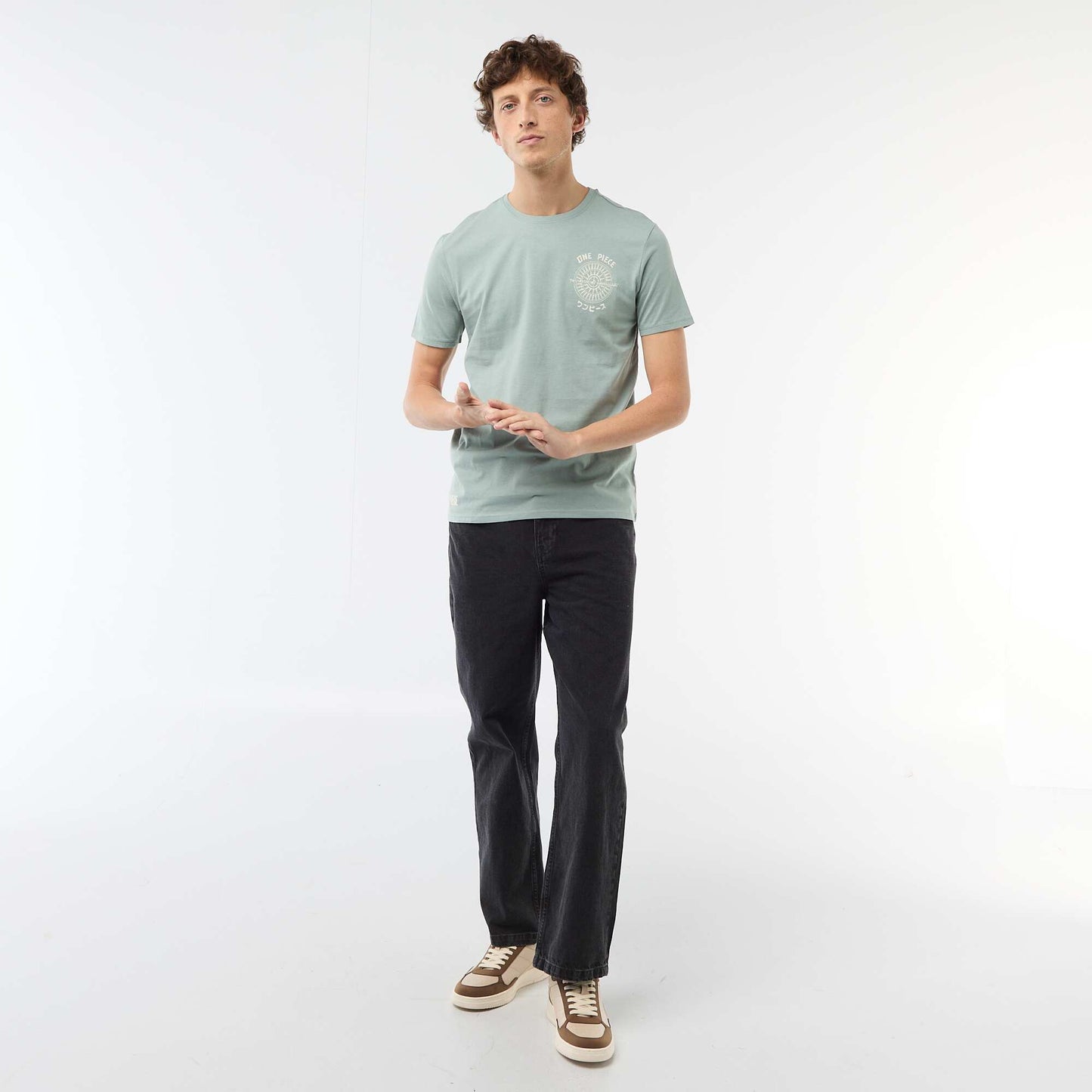 T-shirt imprimé 'One piece' VERT