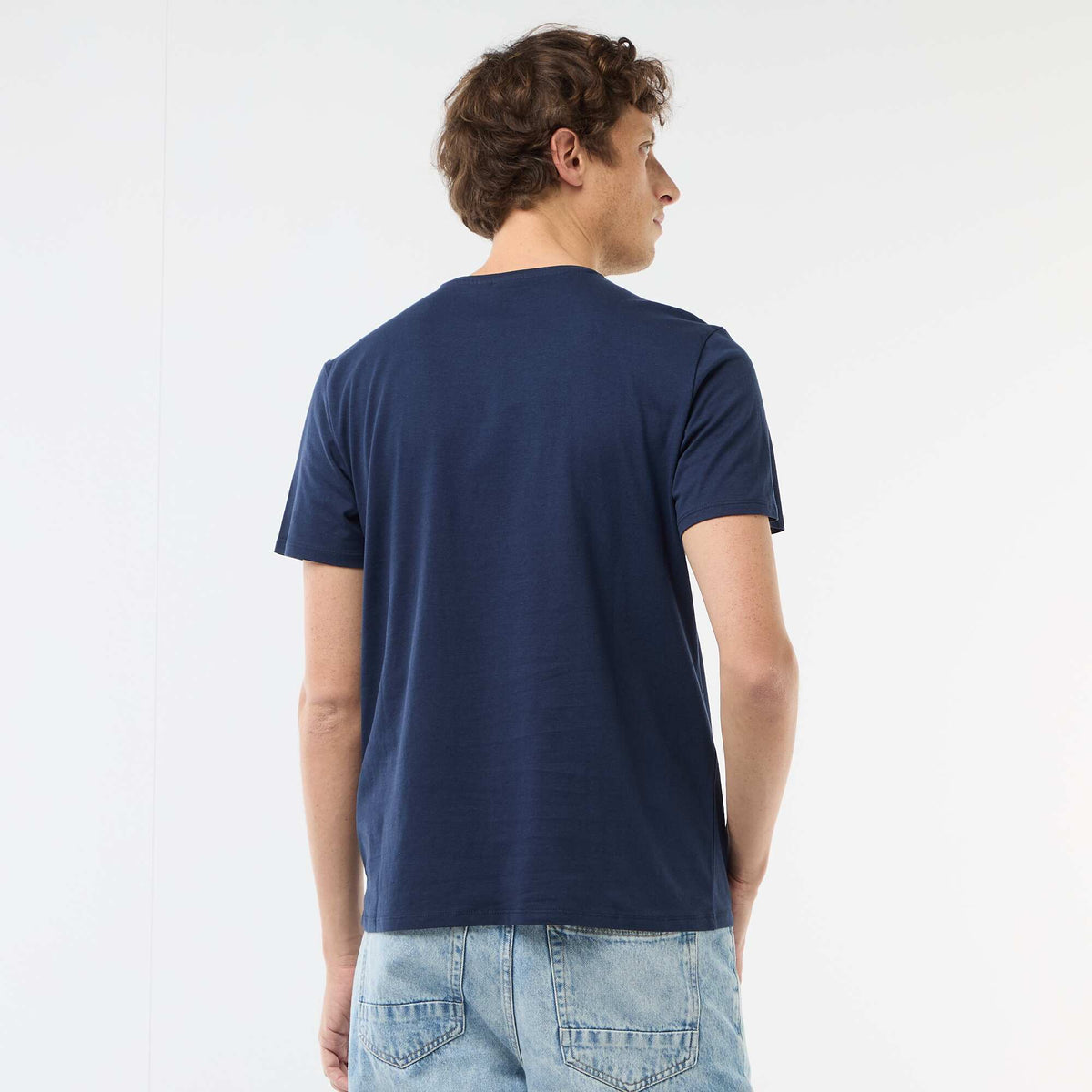 T-shirt imprimé 'One piece' BLEU MARINE
