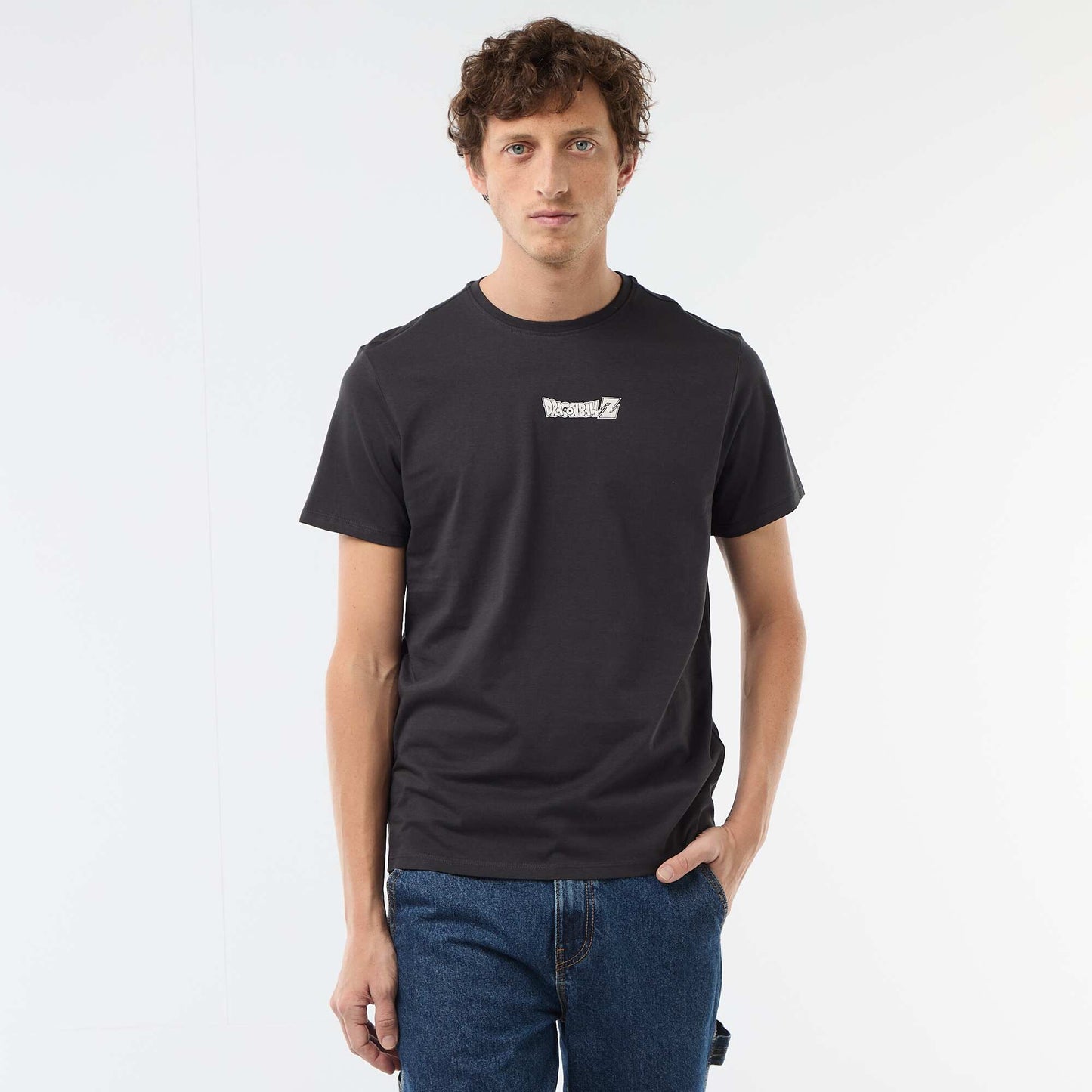 T-shirt imprimé 'Dragon ball Z' NOIR
