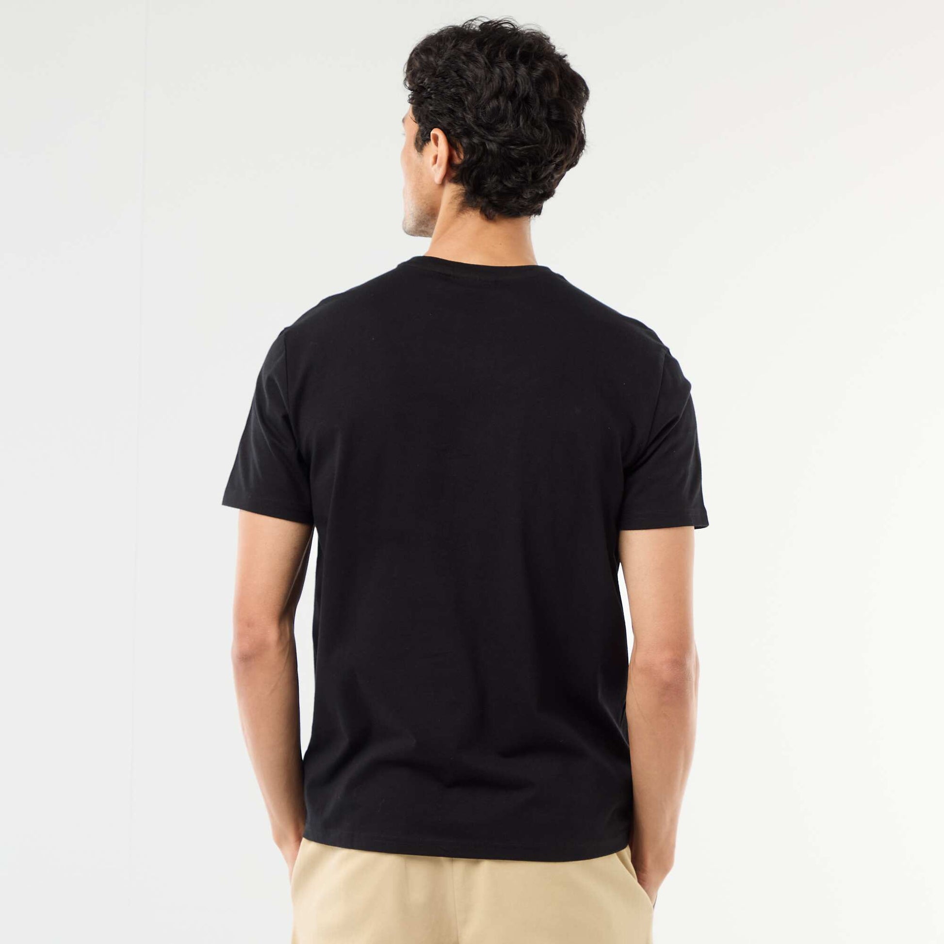 T-shirt 'Pokemon' 'Pikachu' à manches courtes NOIR