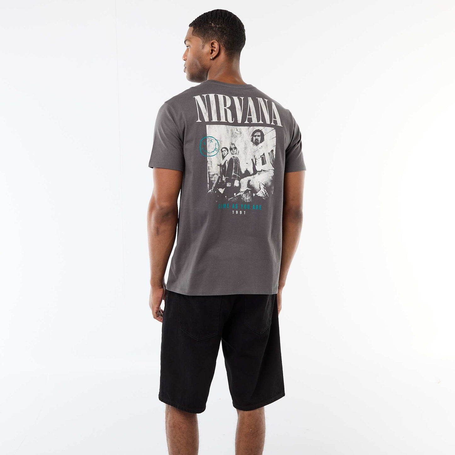 T-shirt imprimé 'Nirvana' GRIS