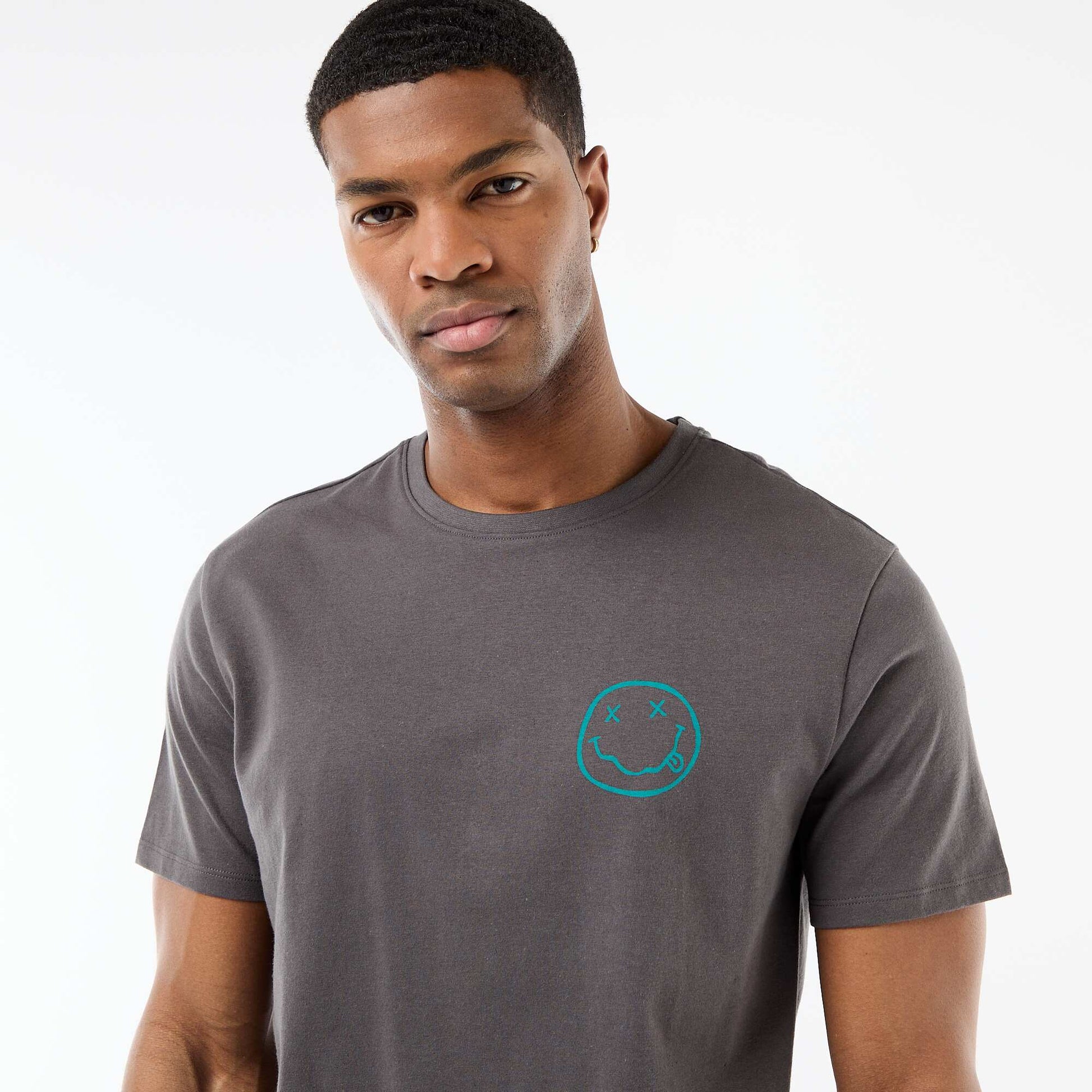 T-shirt imprimé 'Nirvana' GRIS