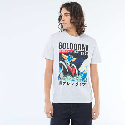 T-shirt imprimé 'Goldorak' GRIS