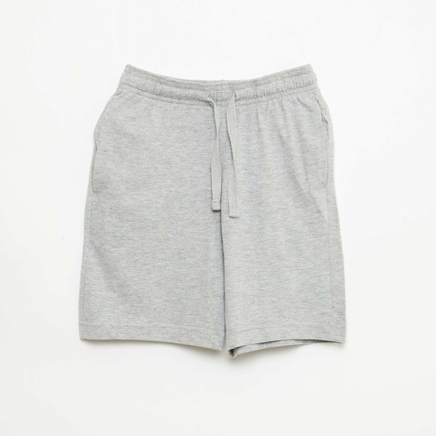 Lot de 2 shorts en jersey coton uni GRIS