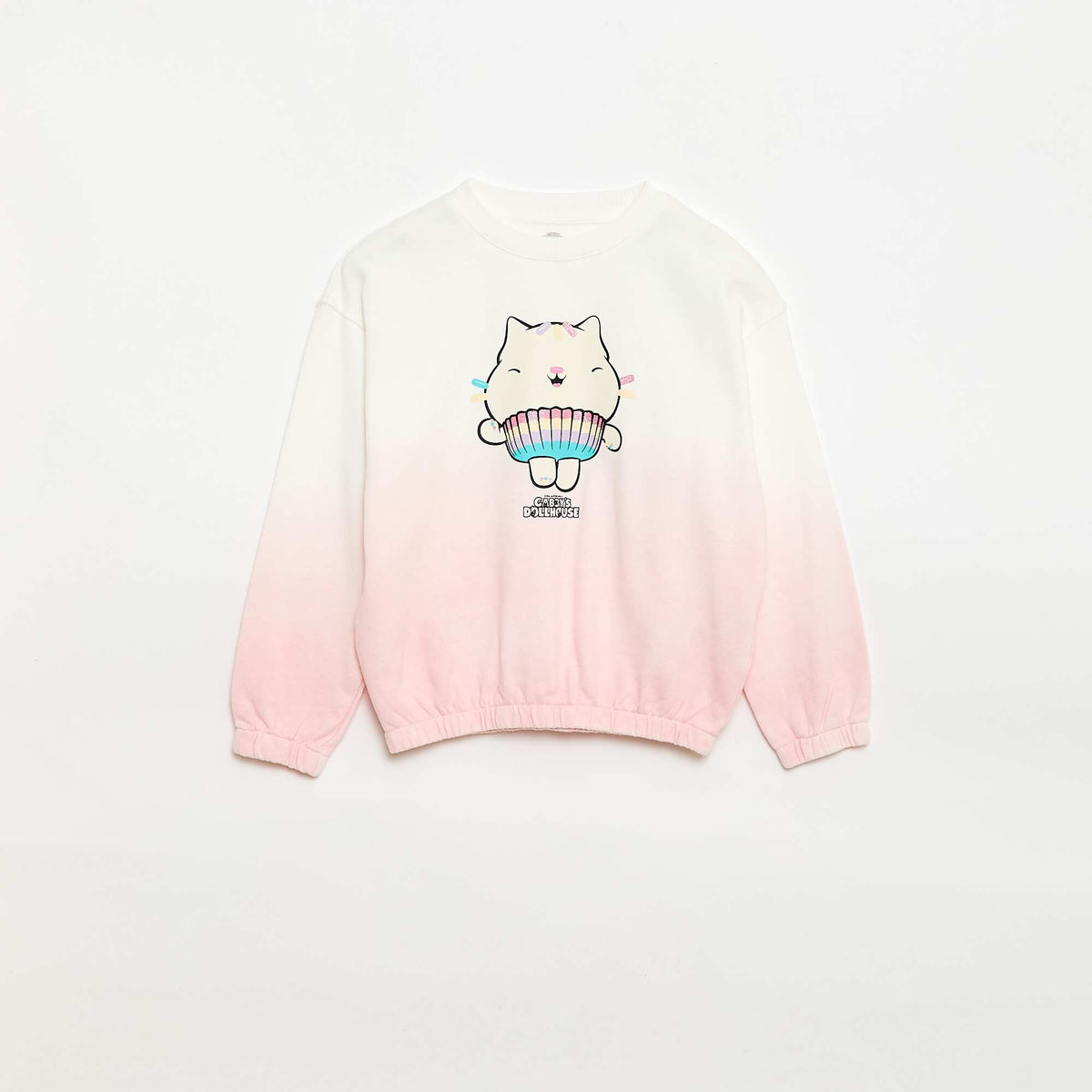 Sweat imprimé 'Gabby's dollhouse' en coton ROSE