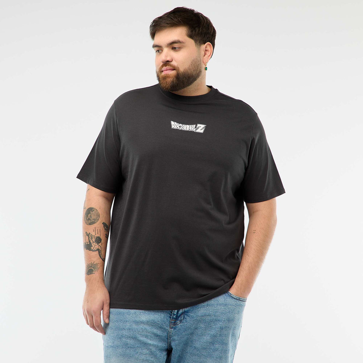 Tee-shirt imprimé 'Dragon Ball Z' NOIR