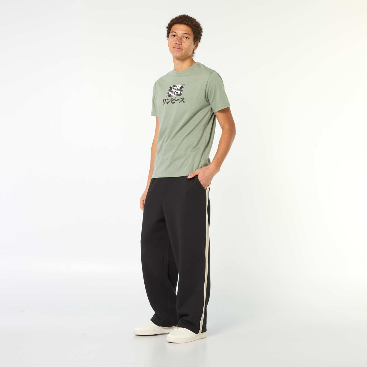 T-shirt imprimé 'One piece' VERT
