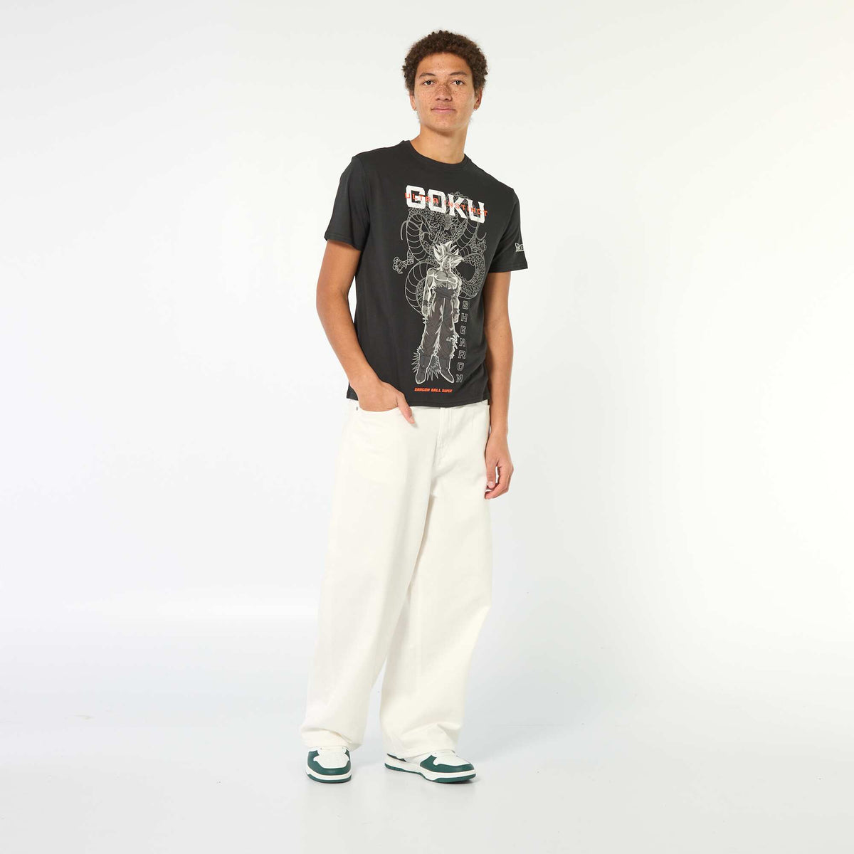 Tee-shirt à manches courtes 'Dragon Ball-Z' NOIR