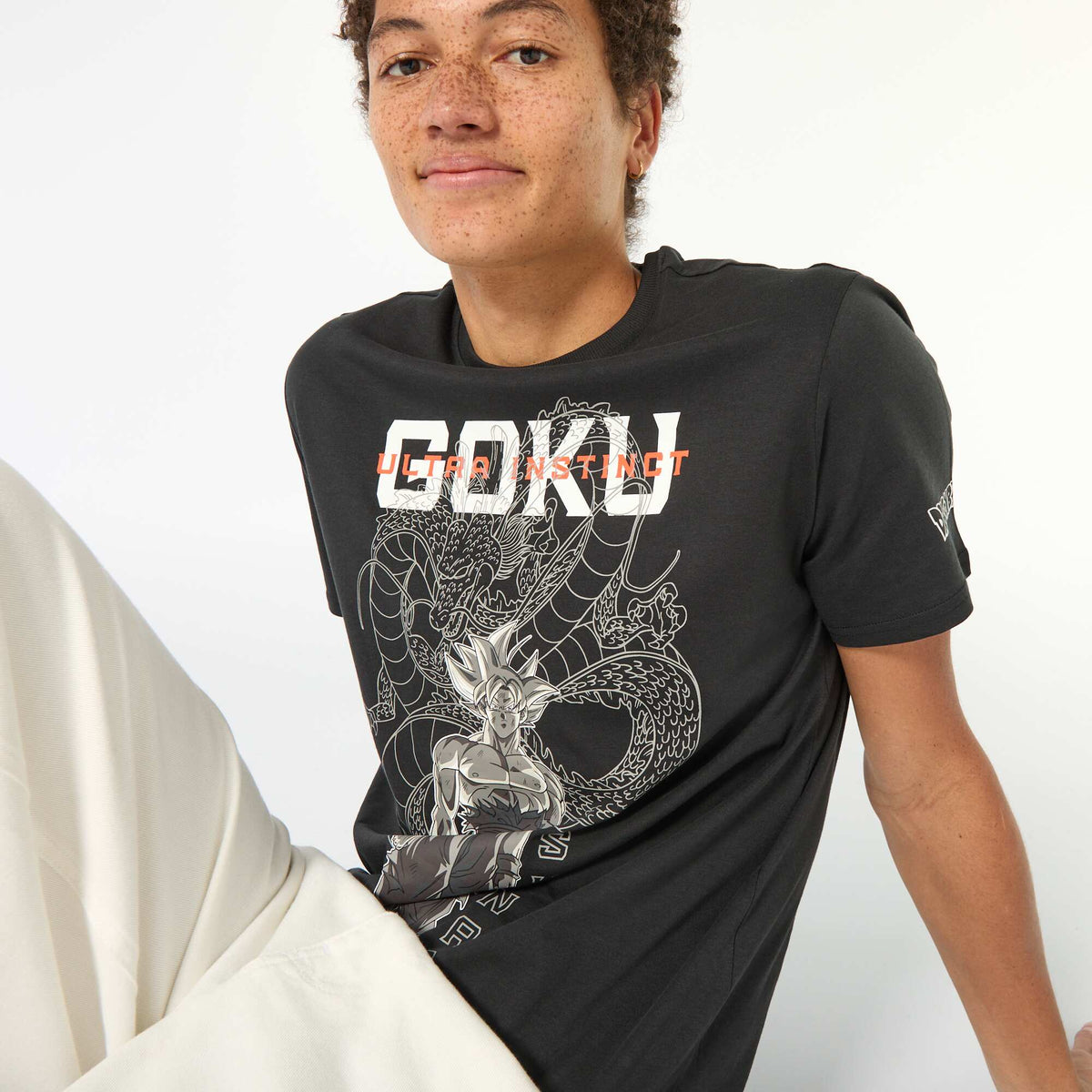 Tee-shirt à manches courtes 'Dragon Ball-Z' NOIR