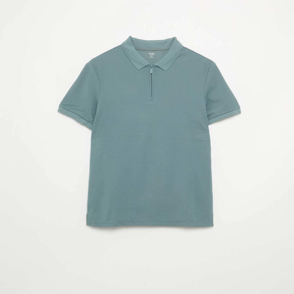 Polo uni pour homme à manches courtes BLEU