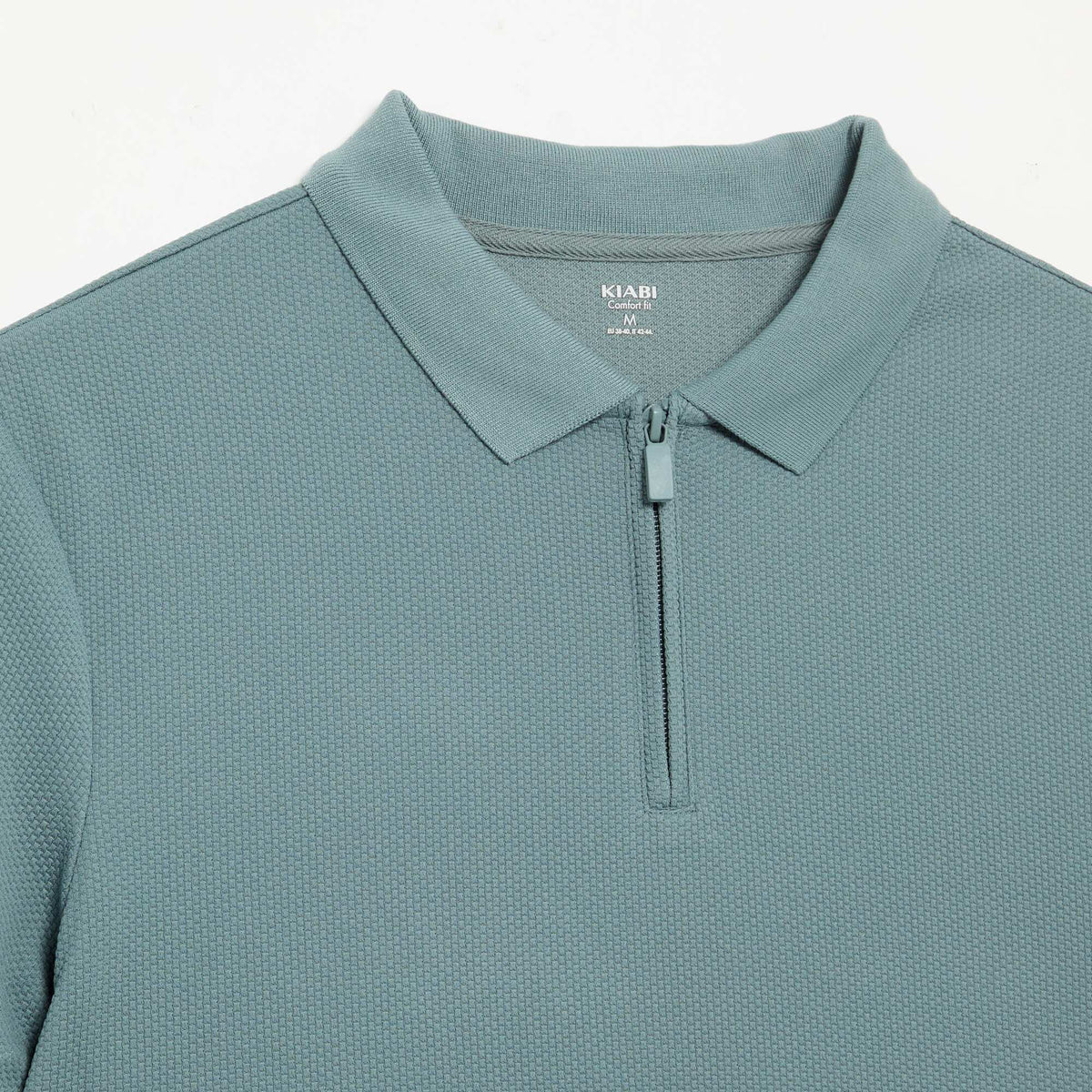 Polo uni pour homme à manches courtes BLEU
